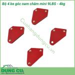 Bộ 4 ke góc nam châm mini 9LBS - 4Kg